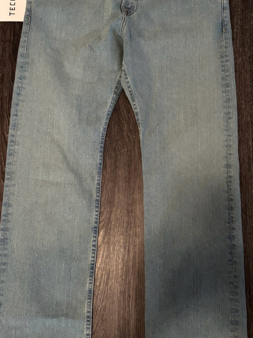 Tecovas Light Blue Slim Straight Jeans